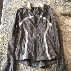 Lululemon define jacket gray/white